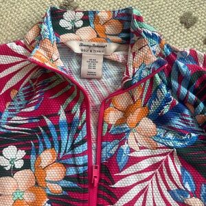Tommy Bahama Tropical Floral Jacket with Pink and Blue